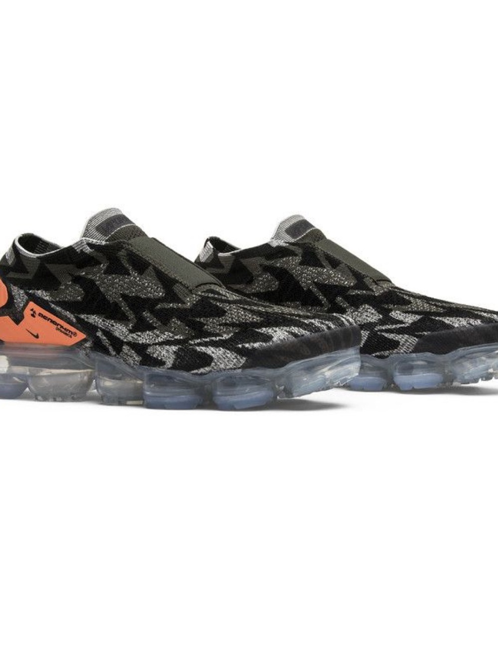 Nike Acronym Air Vapormax FK Moc 2 Men's Sneakers Sail Olive 10 2018 AUTHENTIC